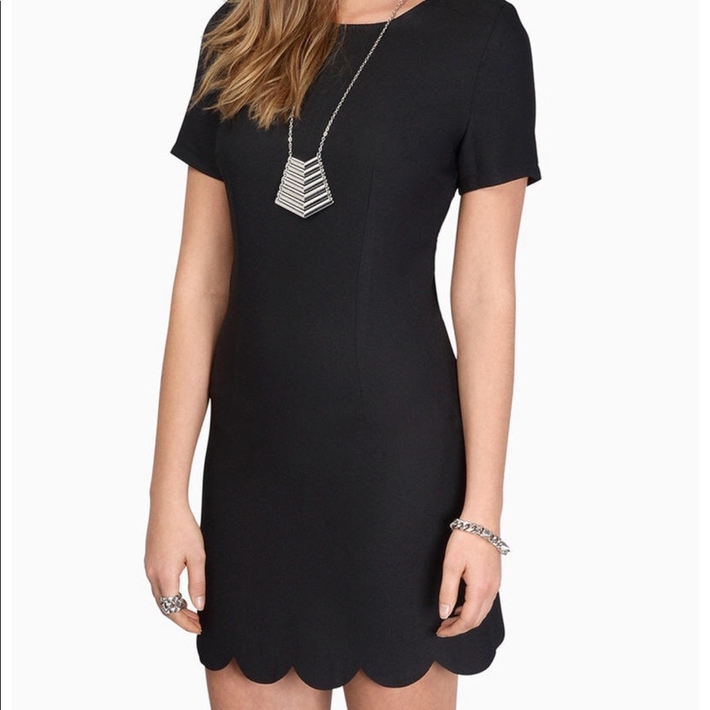 Black tobi dress with scalloped bottom. Never worn
